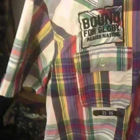 Parish Nation short sleeve button down shirt men’s XXL. In EUC - Picture 4 of 4